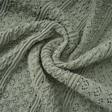 Siena shirred crochetknit maxi dress