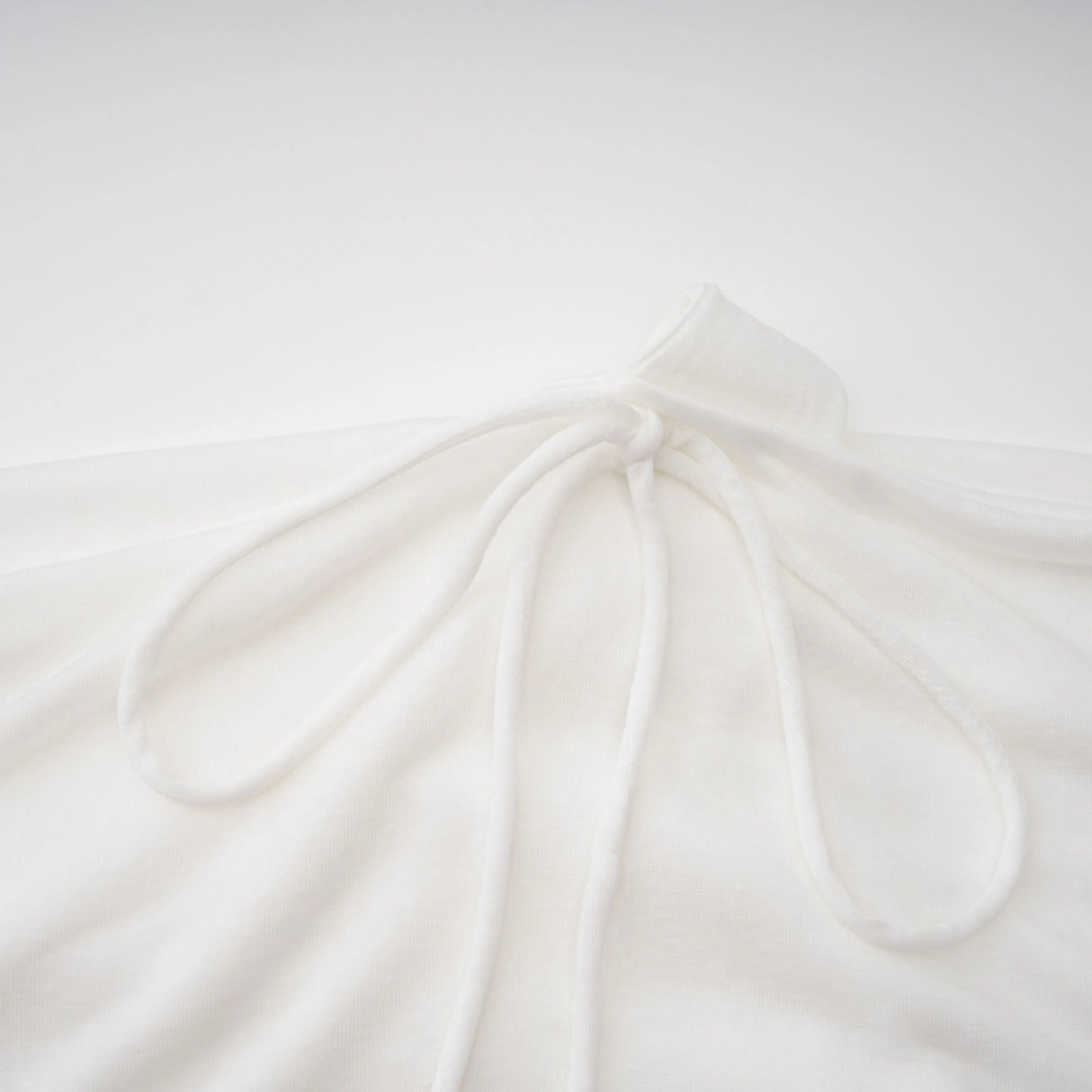 Sigrun White Asymmetrical Gathered Maxi Dress