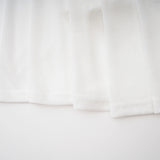 Sigrun White Asymmetrical Gathered Maxi Dress