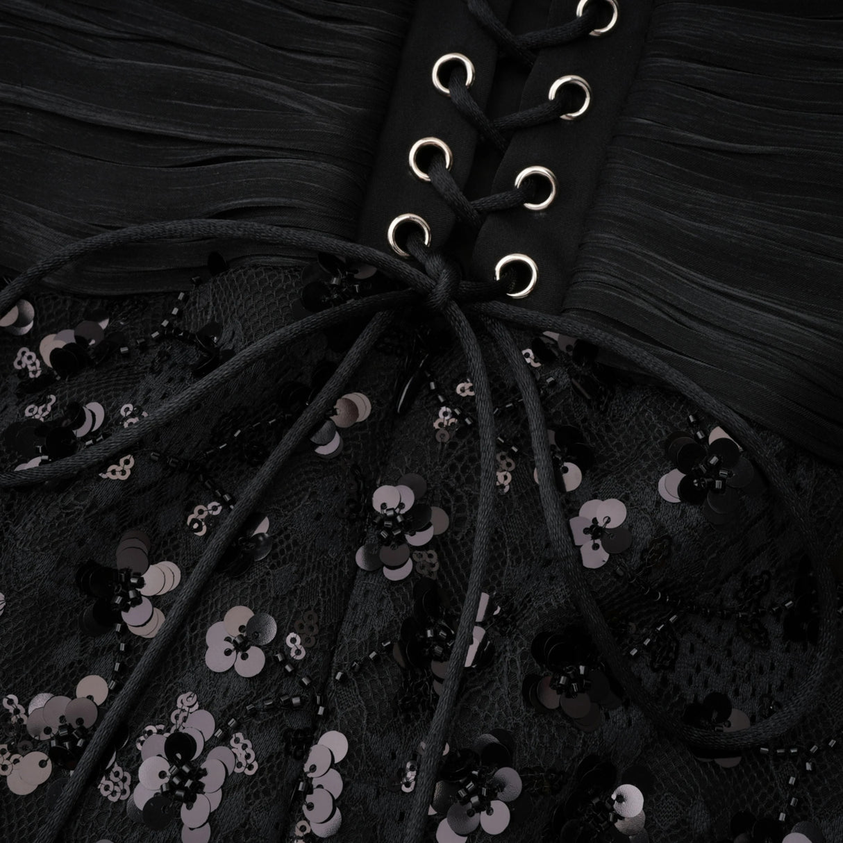 Siphokazi Black Halterneck Embellished Corset Maxi Gown