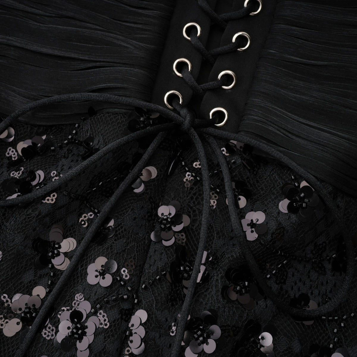 Siphokazi Black Halterneck Embellished Corset Maxi Gown