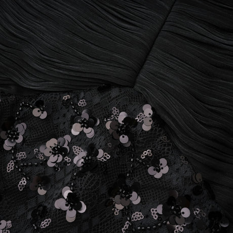 Siphokazi Black Halterneck Embellished Corset Maxi Gown