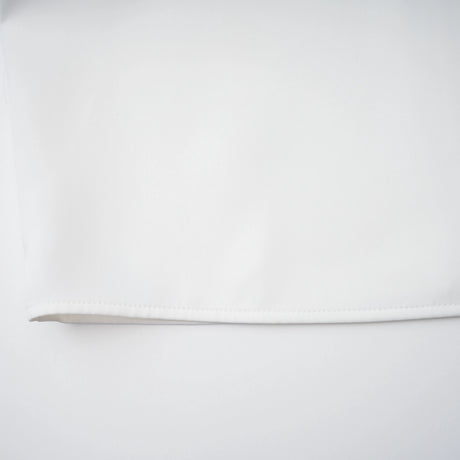 Solara White Draped Midi Dress