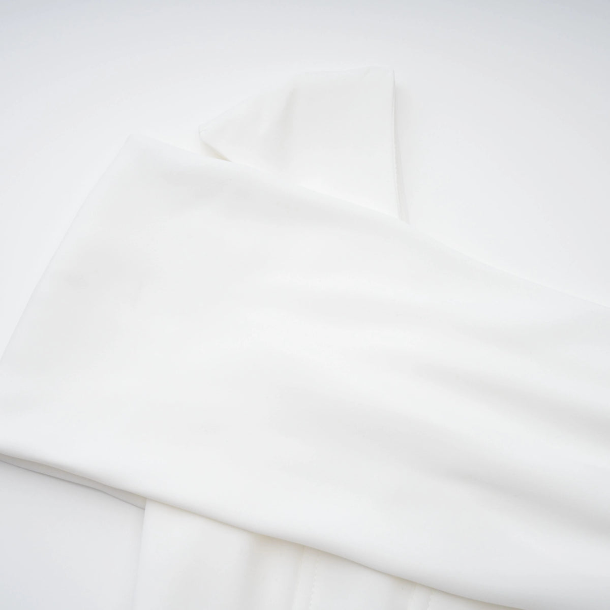 Solara White Draped Midi Dress