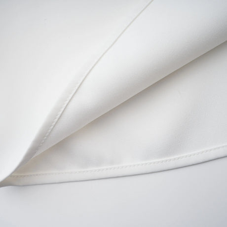Solara White Draped Midi Dress