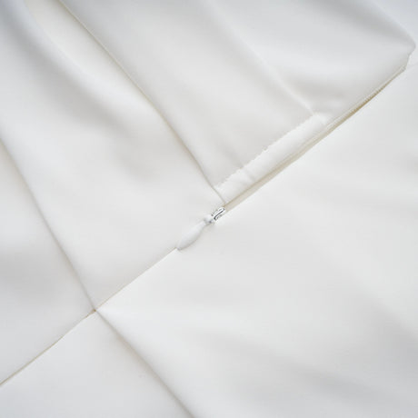 Gelsomina Midi Dress White Draped