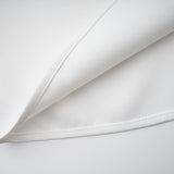 Solara White Draped Midi Dress
