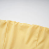 Solène OffShoulder Ruched Maxi Gown