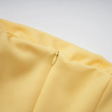 Solène OffShoulder Ruched Maxi Gown