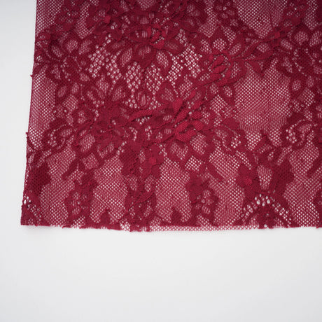 Maia Ruby Red Floral Lace Maxi Gown