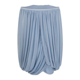Suné Blue Cross Front Ruched Mini Dress