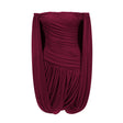 Suné Red Cross Front Ruched Mini Dress
