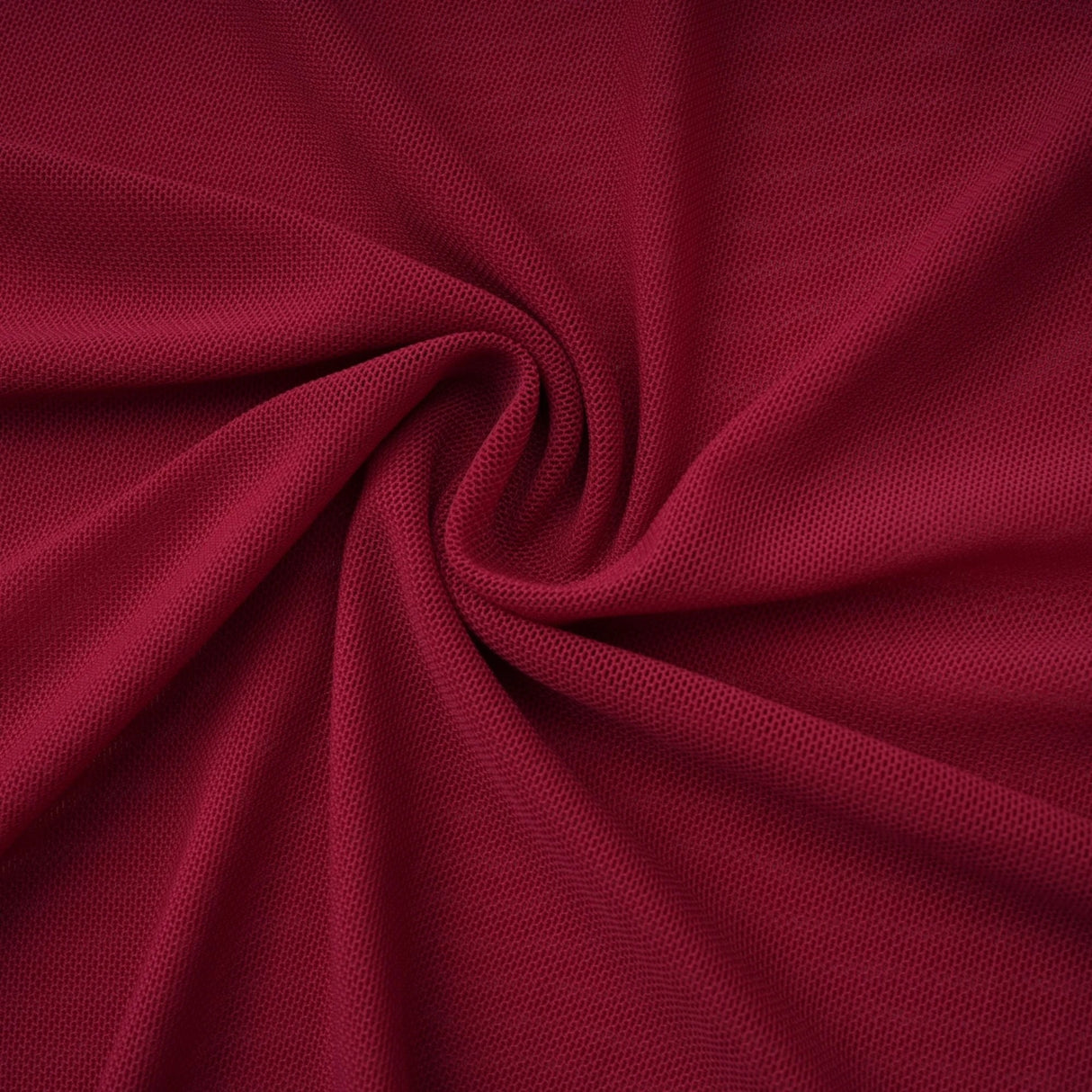 Sylphe Red Asymmetrical Ruched Mesh Maxi Dress