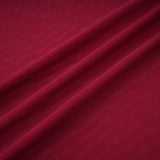 Sylphe Red Asymmetrical Ruched Mesh Maxi Dress