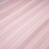 Tahmineh Pink Tweed Pleated Midi Dress