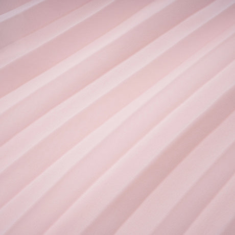 Tahmineh Pink Tweed Pleated Midi Dress