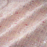 Tahmineh Pink Tweed Pleated Midi Dress
