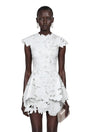 Tawny White Floral CutOut Mini Dress