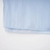 Térébenthine Blue Glossy Gathered Maxi Dress