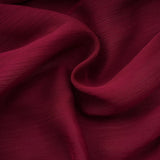 Théa Burgundy Asymmetrical Ruched Mini Dress