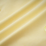 Théoline Yellow Floral Appliqué Corset Maxi Dress
