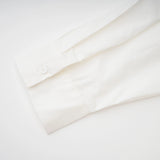 Tímea White Asymmetrical Mini Shirt Dress