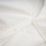 Tímea White Asymmetrical Mini Shirt Dress