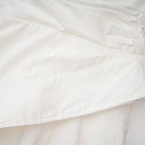 Tímea White Asymmetrical Mini Shirt Dress