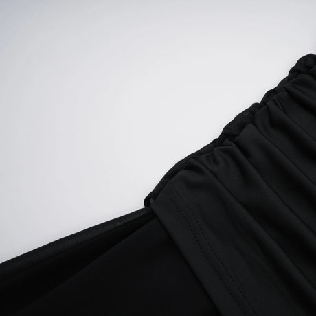 Dorotea Maxi Dress Black One Shoulder Cut Out