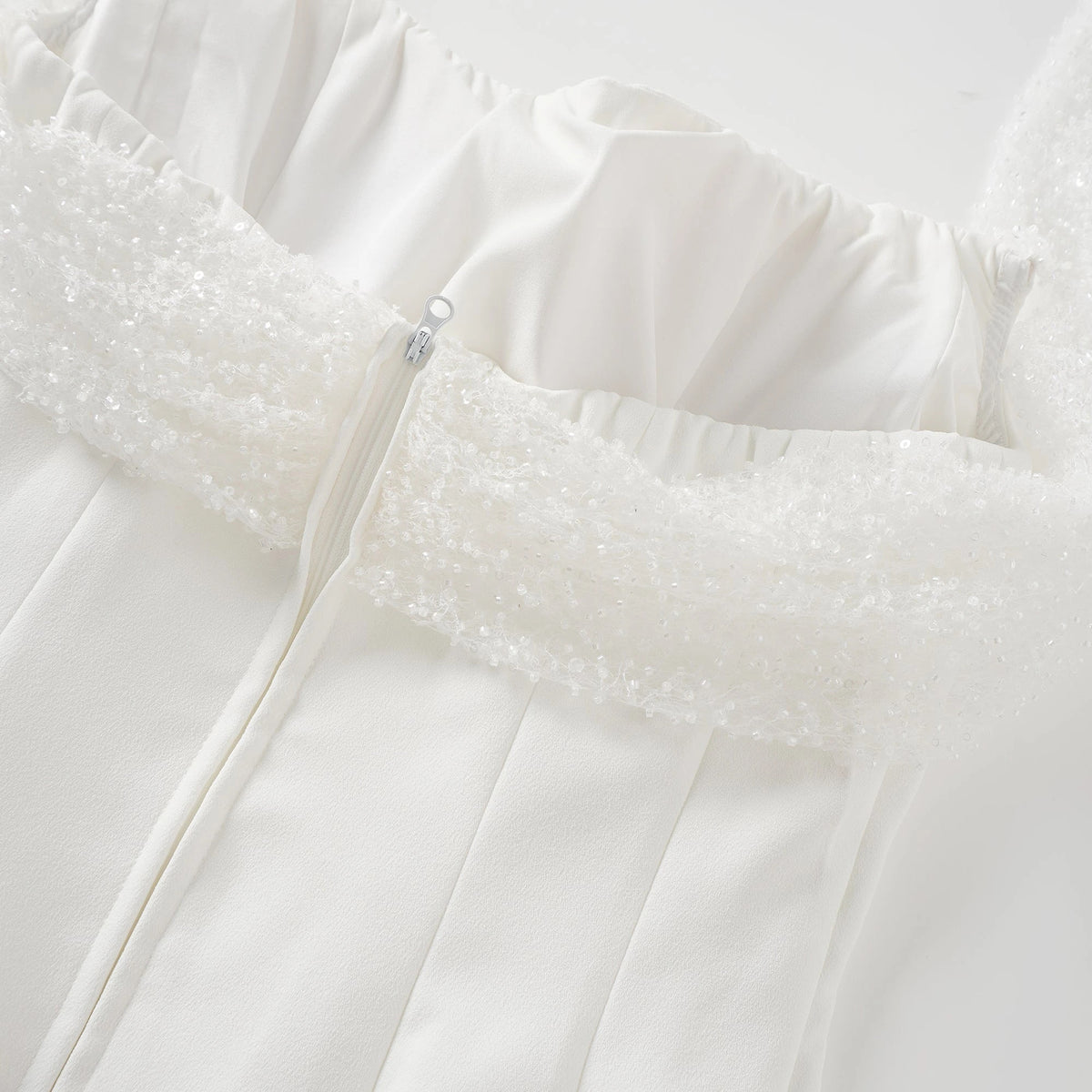 Ulla White Cross Over Bodycon Mini Dress