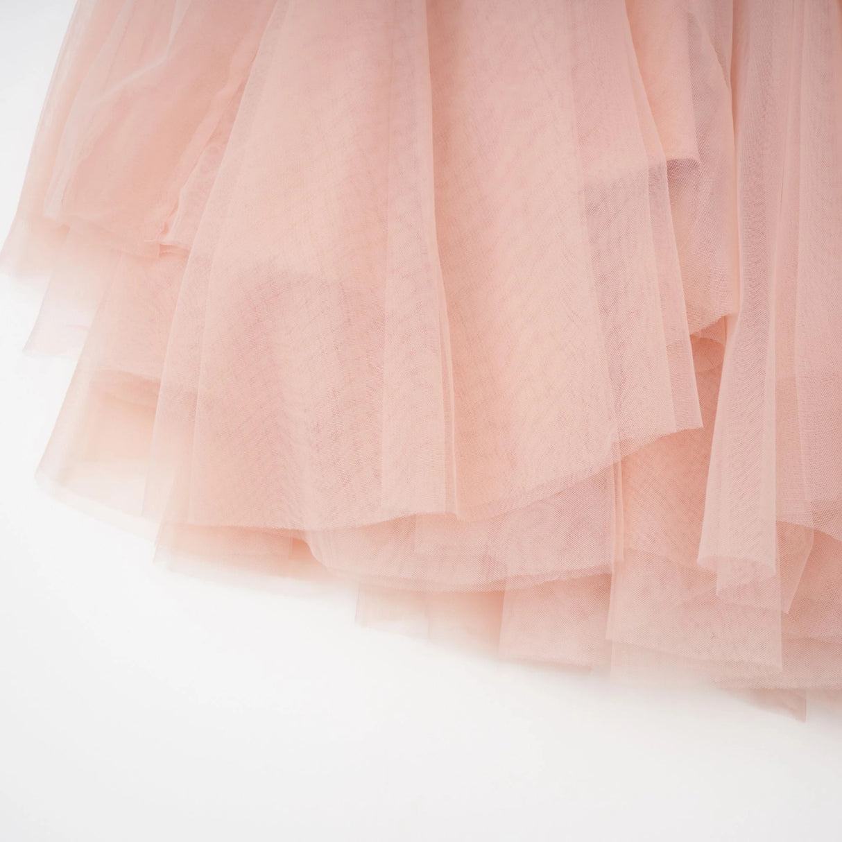 Ulrique Pink Lace Corset Tulle Maxi Dress