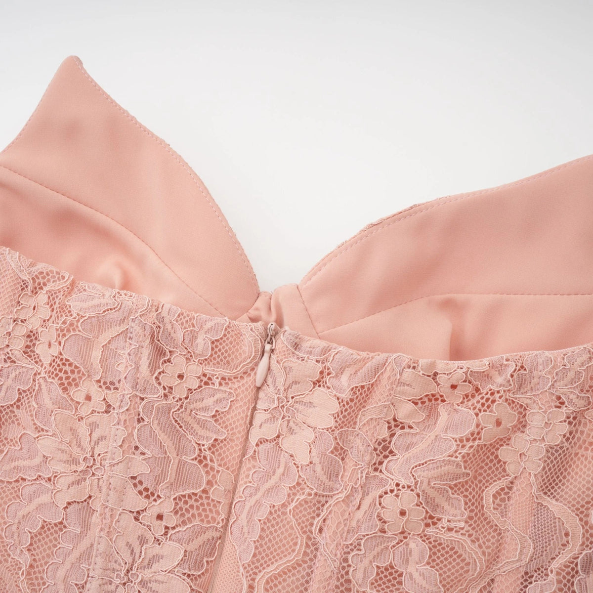 Ulrique Pink Lace Corset Tulle Maxi Dress