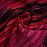 Ulysse Red Metallic Knit Halterneck Maxi Dress