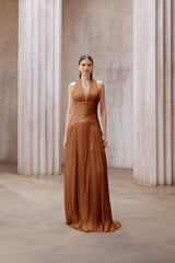 Uranie Gathered Maxi Dress
