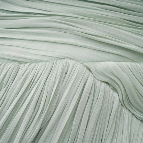 Uranie Mint Green Gathered Maxi Dress