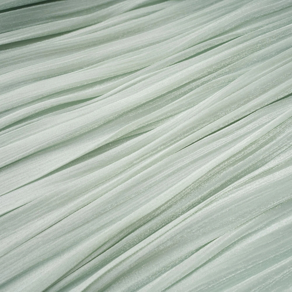 Uranie Mint Green Gathered Maxi Dress