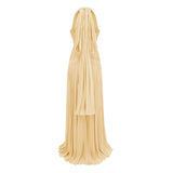 Uranie Yellow Gathered Maxi Dress