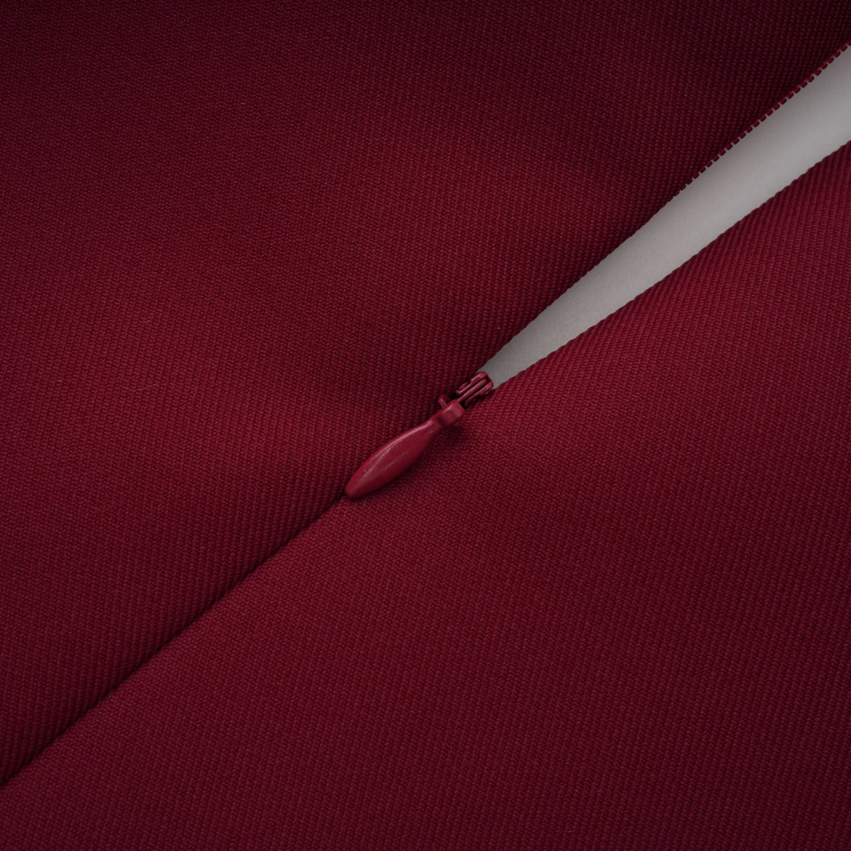 Valeria Burgundy Stand Collar Long Sleeve Mini Dress