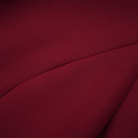Delilah Mini Dress Burgundy Stand Collar Long Sleeve