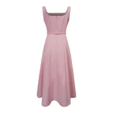 Valéria Pink Crystal Embellished Jacket  Dress Set