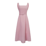 Valéria Pink Crystal Embellished Jacket  Dress Set