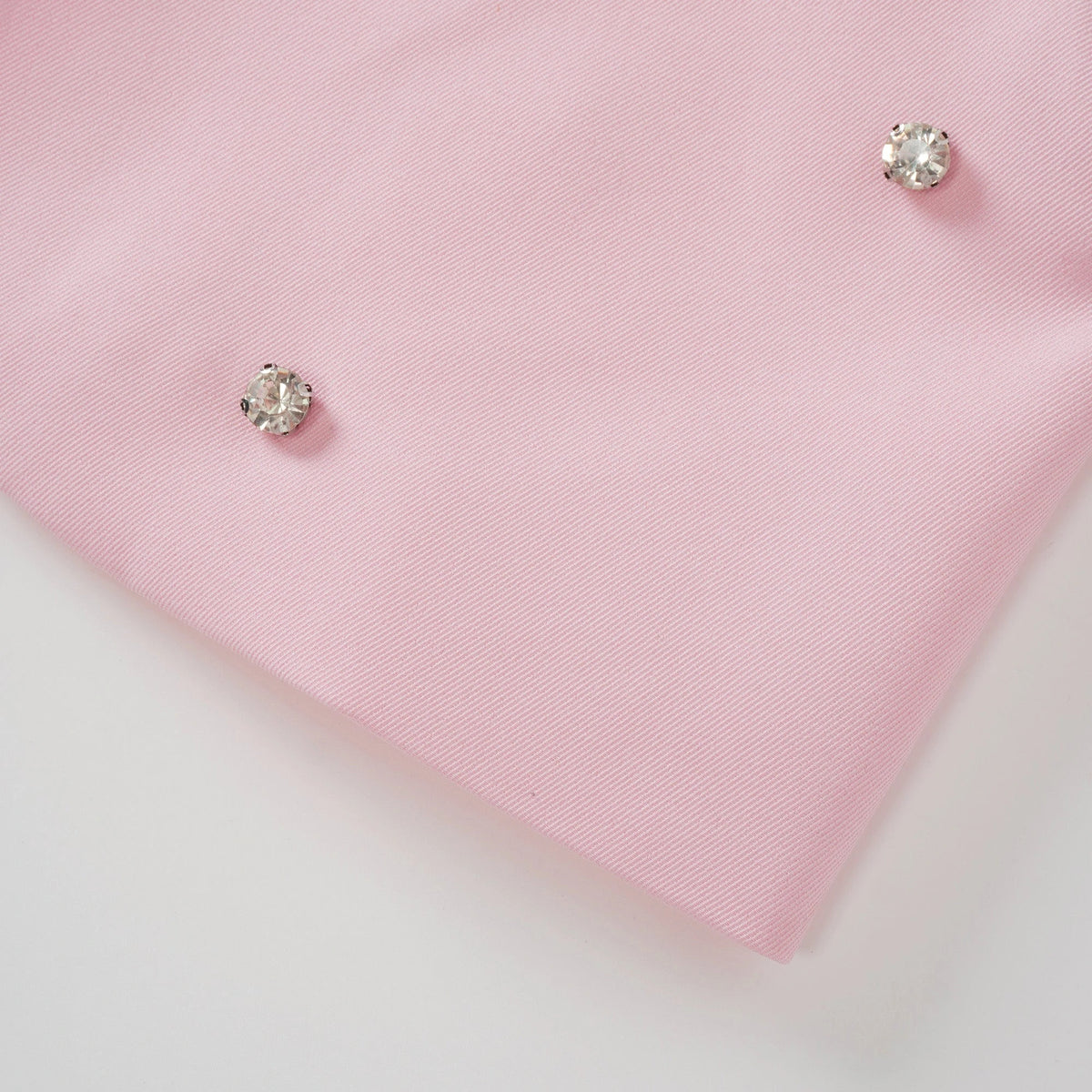 Valéria Pink Crystal Embellished Jacket  Dress Set