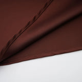 Vedette Brown Ruched Corset Maxi Dress Without Gloves