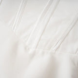 Víctor White OffShoulder Lace Panel Maxi Dress