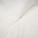 Víctor White OffShoulder Lace Panel Maxi Dress