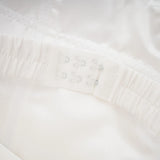 Víctor White OffShoulder Lace Panel Maxi Dress