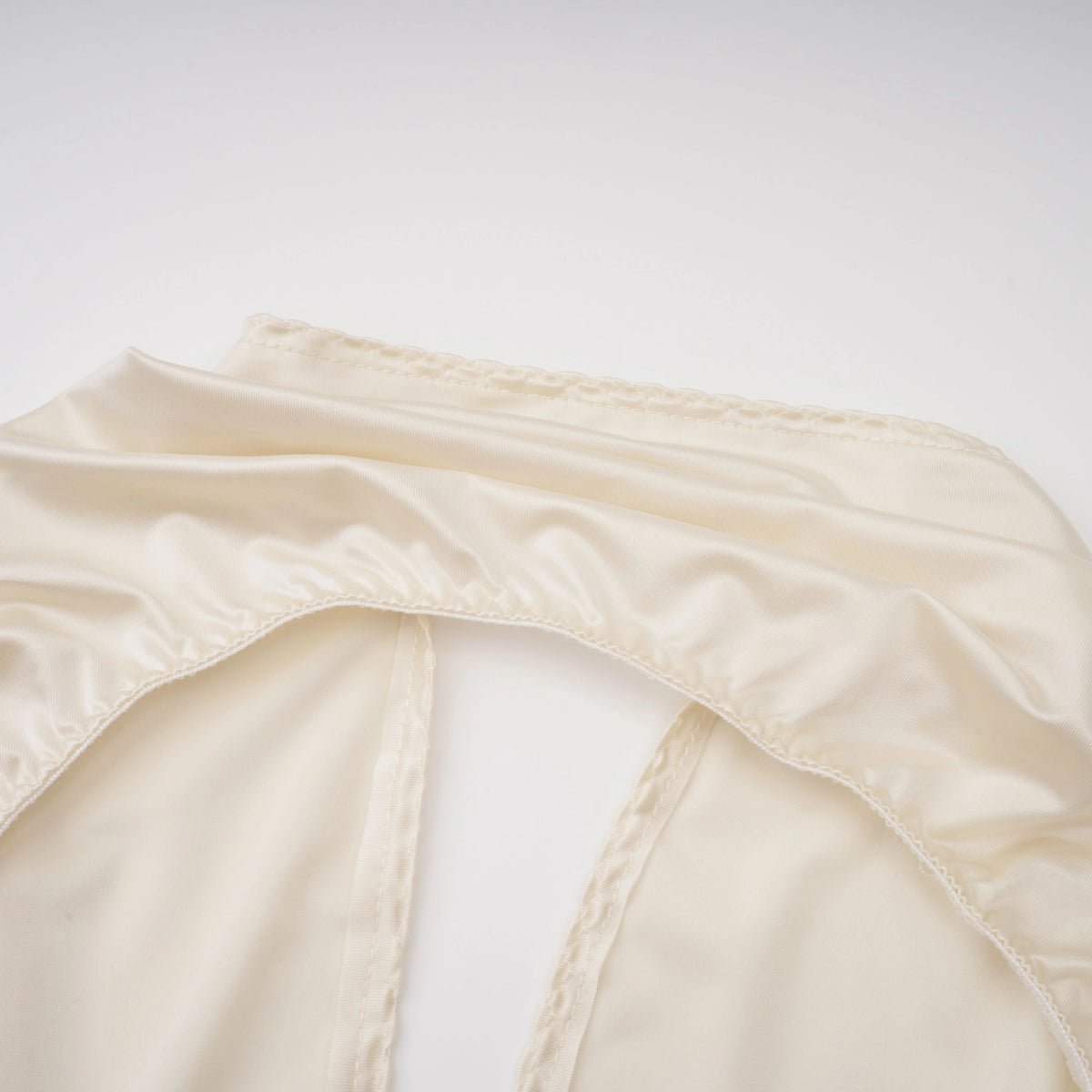Vilhelmiina Cream White Halterneck Shirred Maxi Dress