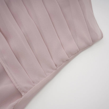 Jelena Maxi Dress Dusty Pink Asymmetrical Ruched