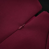 Wren Burgundy Asymmetrical Cape Maxi Dress