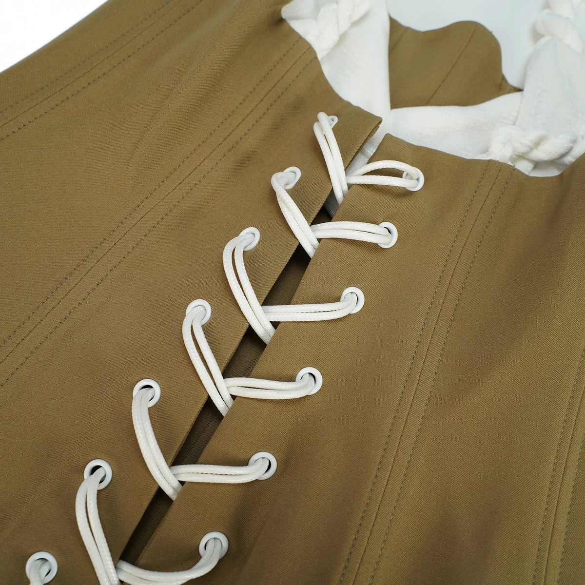 Yasmine Brown Bustier Panel Mini Dress